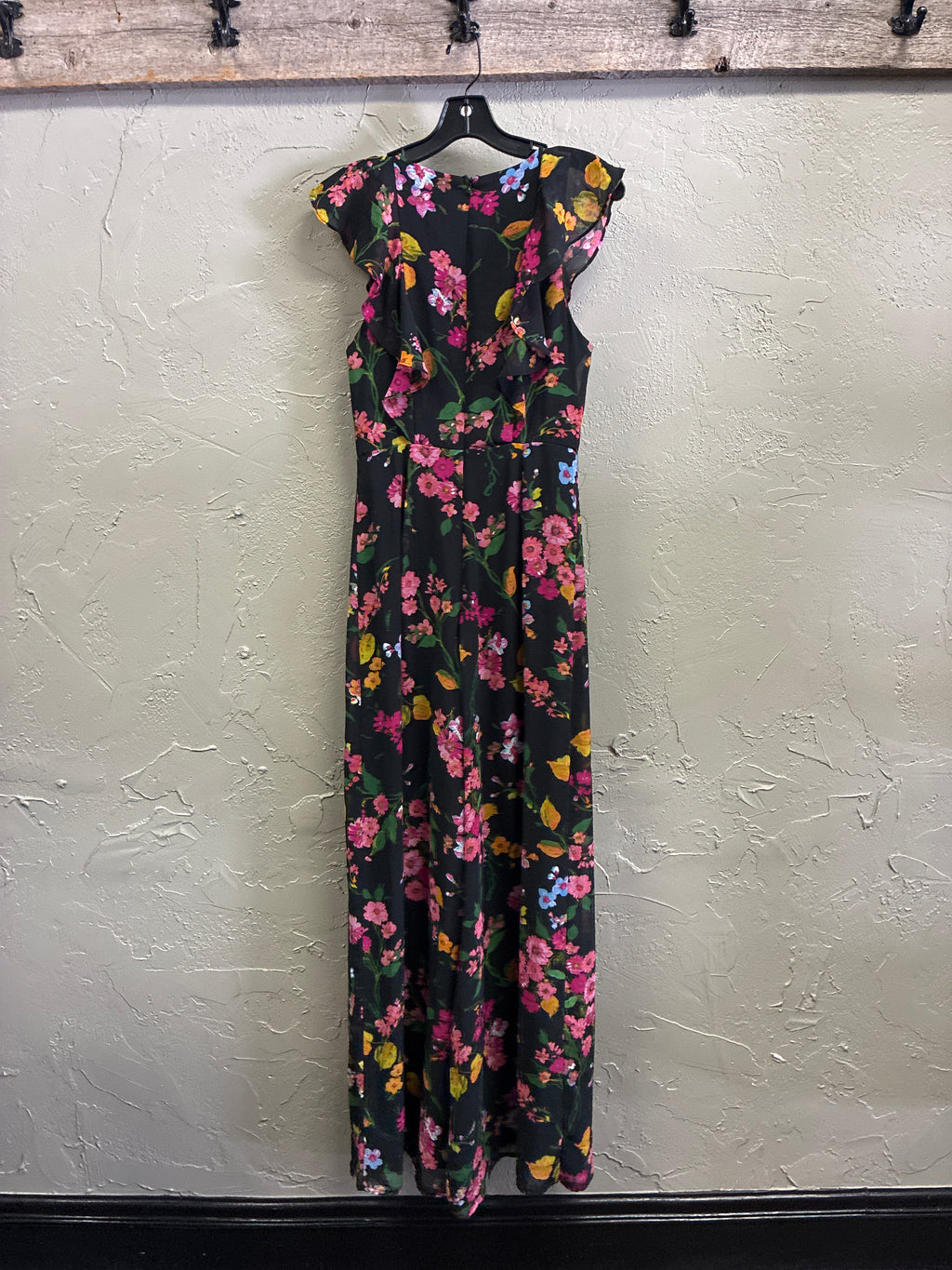 Lulus Black Floral Jumpsuit (org$79)