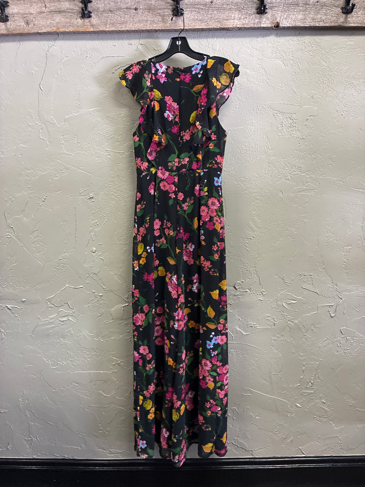 Lulus Black Floral Jumpsuit (org$79)