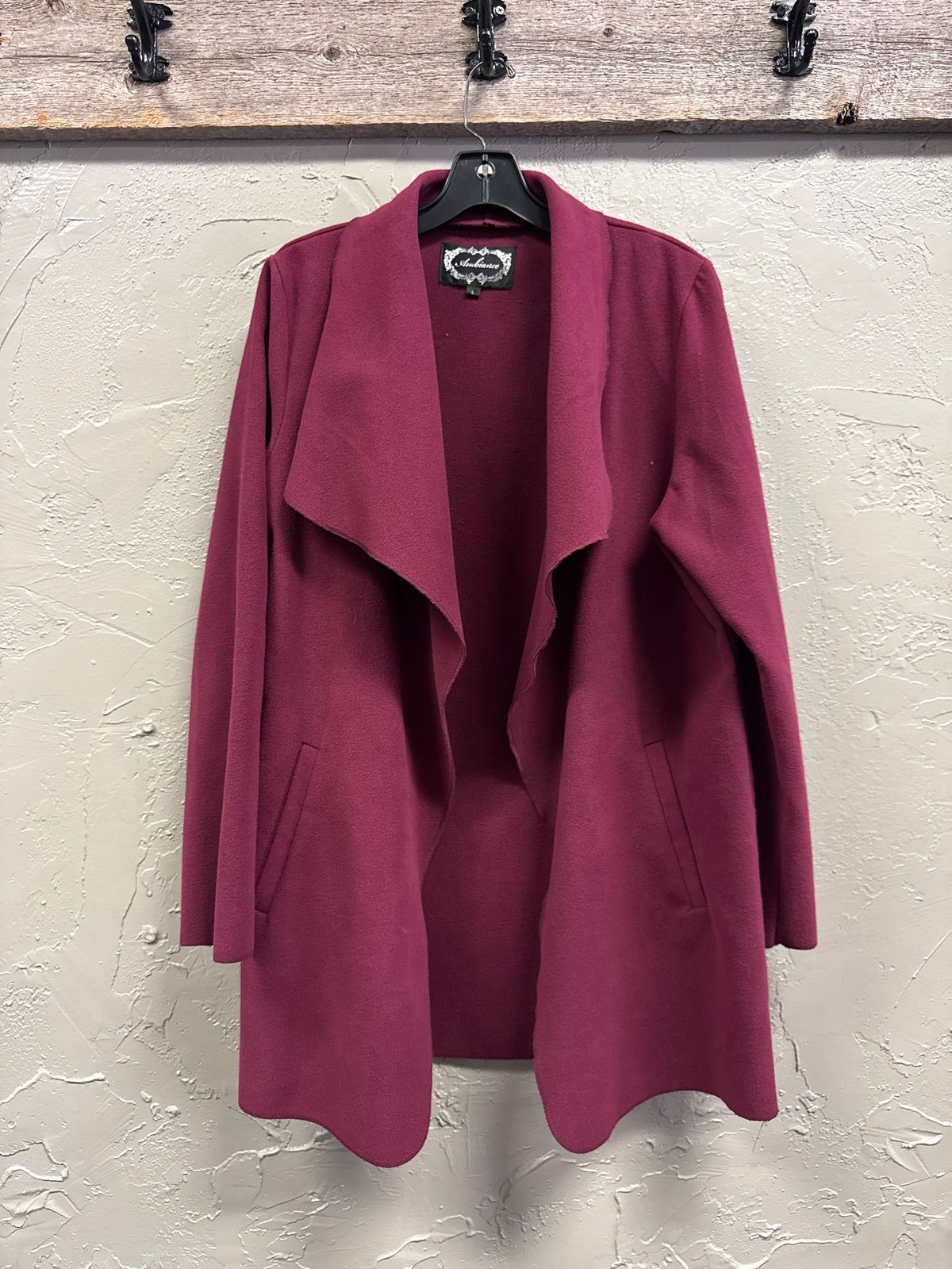 Ambiance Open-Front Drape Jacket