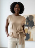 Maeve Belted Muscle Sweater (org$118)
