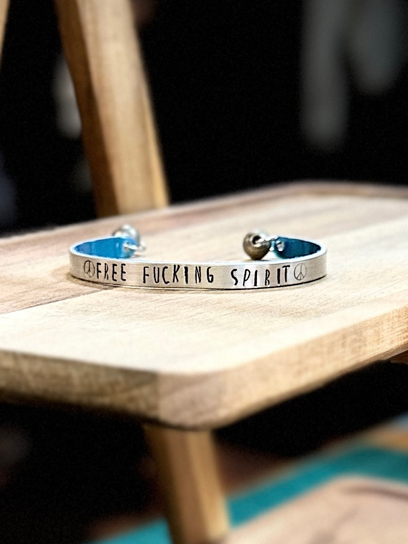 Hand-Stamped Cuff Bracelets