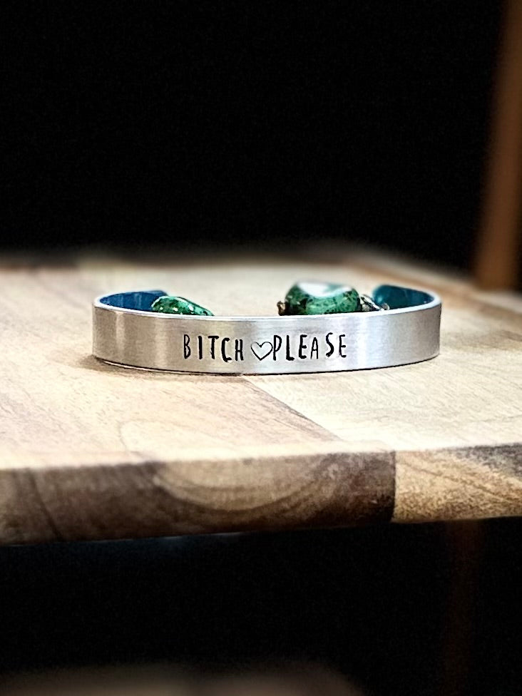 Hand-Stamped Cuff Bracelets