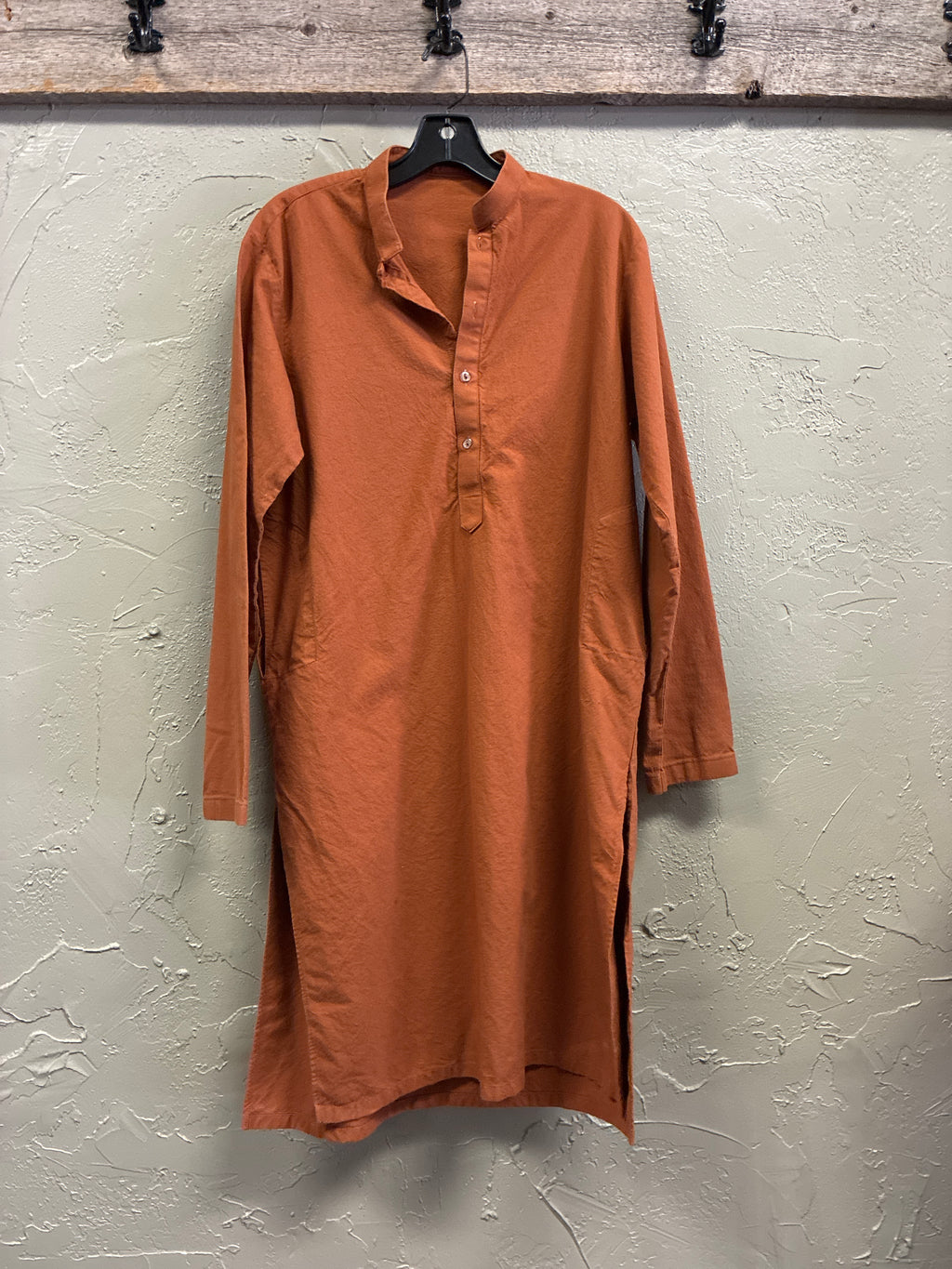 Long Cotton-Blend Kurta