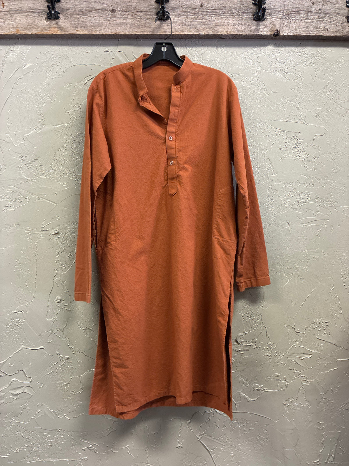 Long Cotton-Blend Kurta