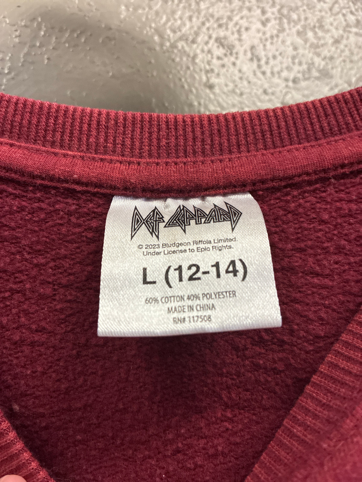 Def Leppard Crewneck Pullover