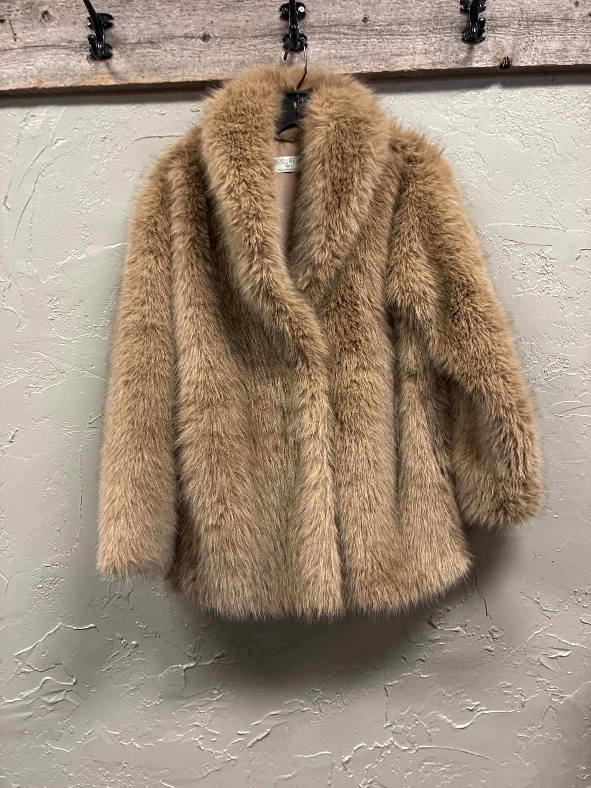 Z Supply Logan Faux Fur Coat (org$250)