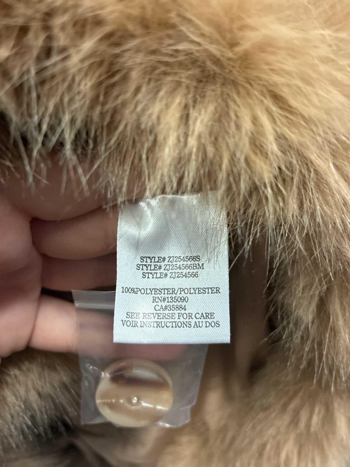 Z Supply Logan Faux Fur Coat (org$250)