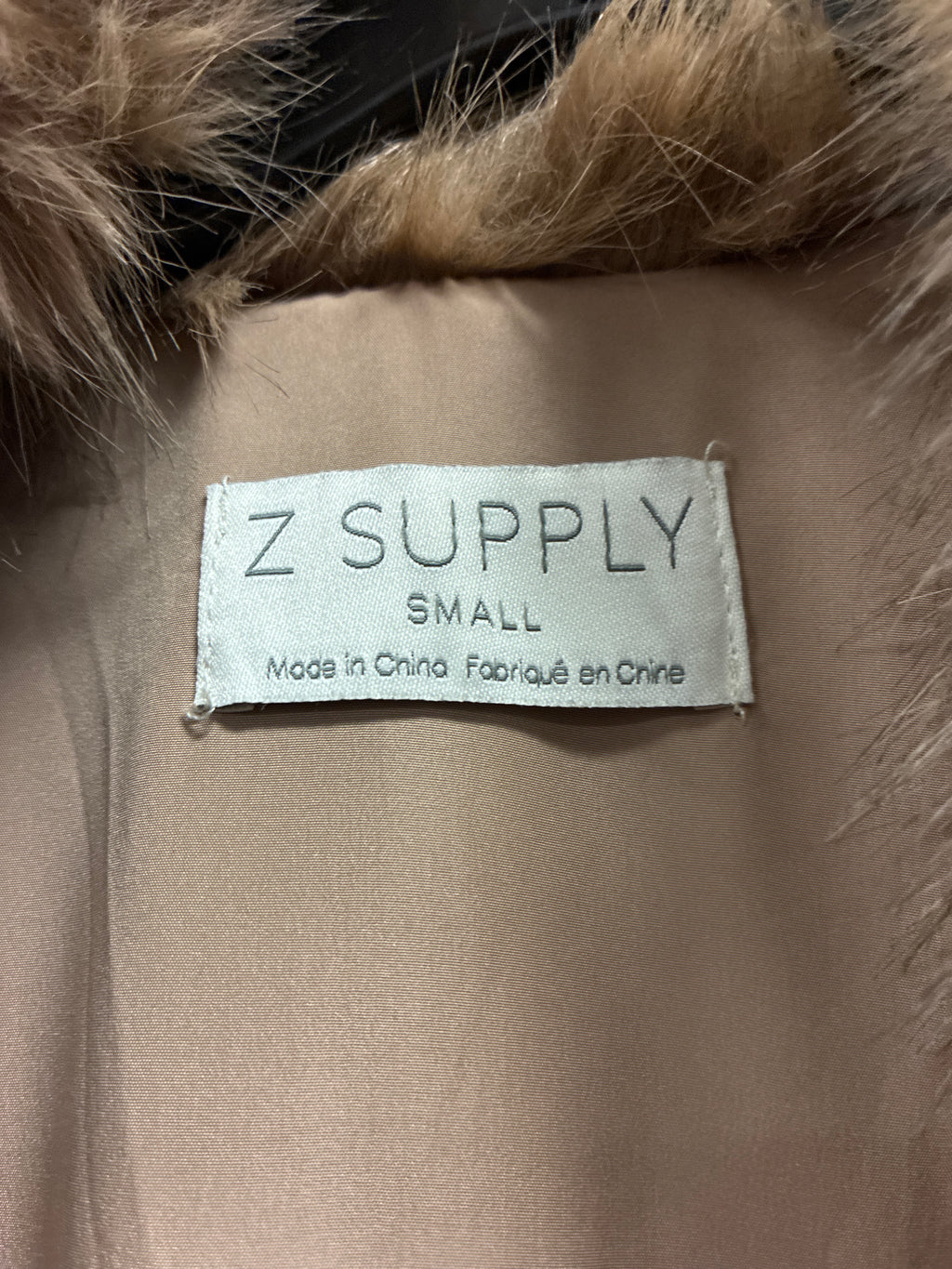Z Supply Logan Faux Fur Coat (org$250)