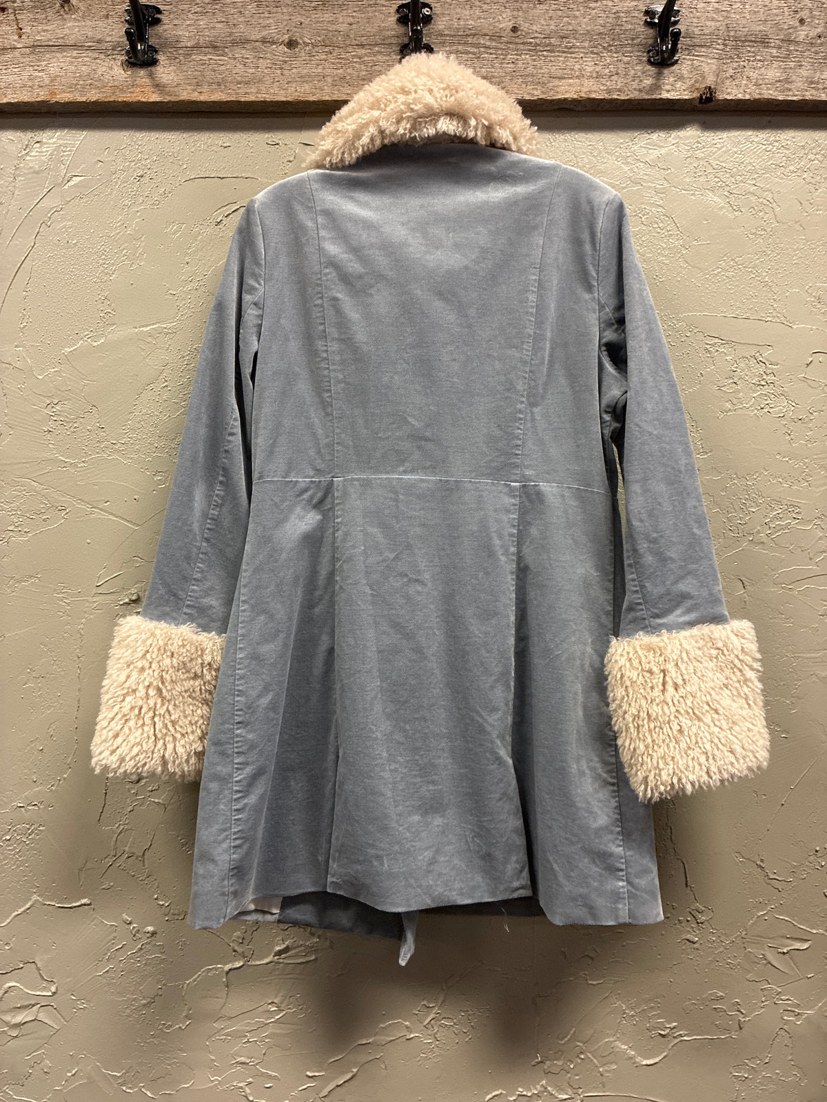 By Anthro Faux-Fur Collar Coat (org$188)