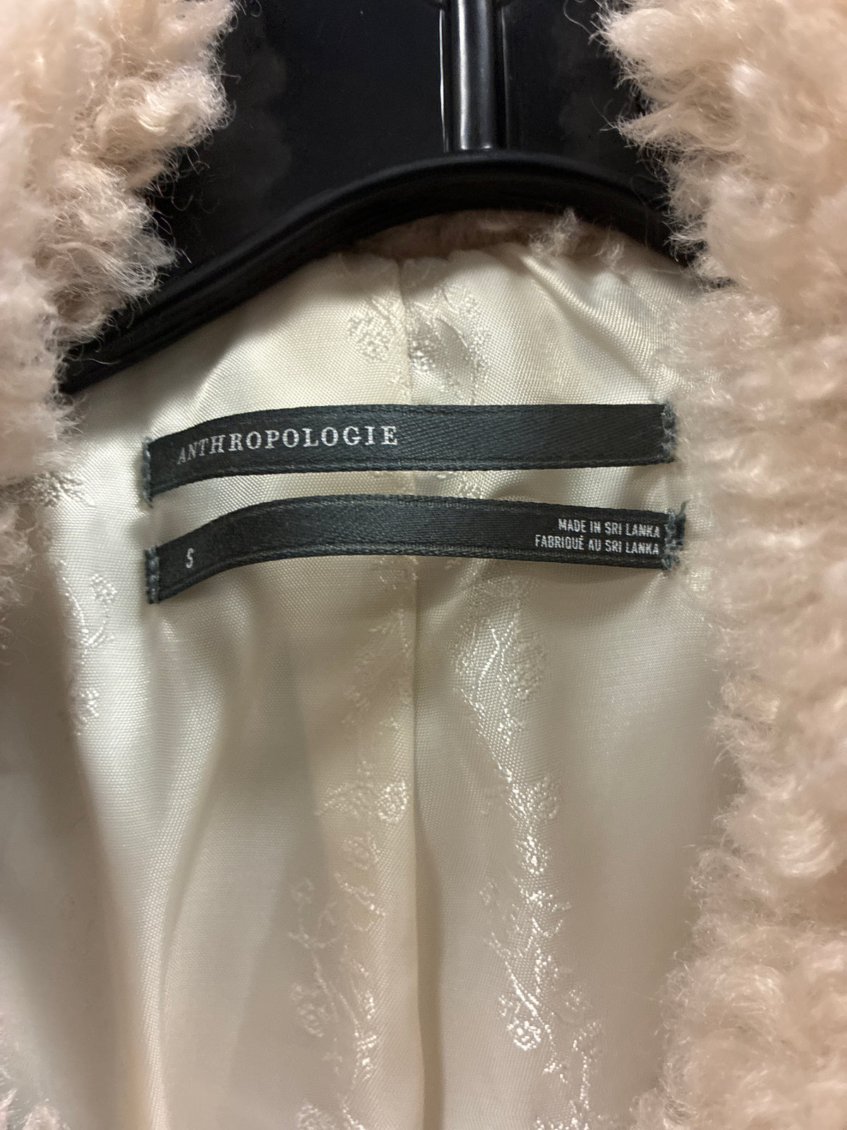 By Anthro Faux-Fur Collar Coat (org$188)
