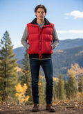 Vtg 80s The Company Store Down Puffer Vest