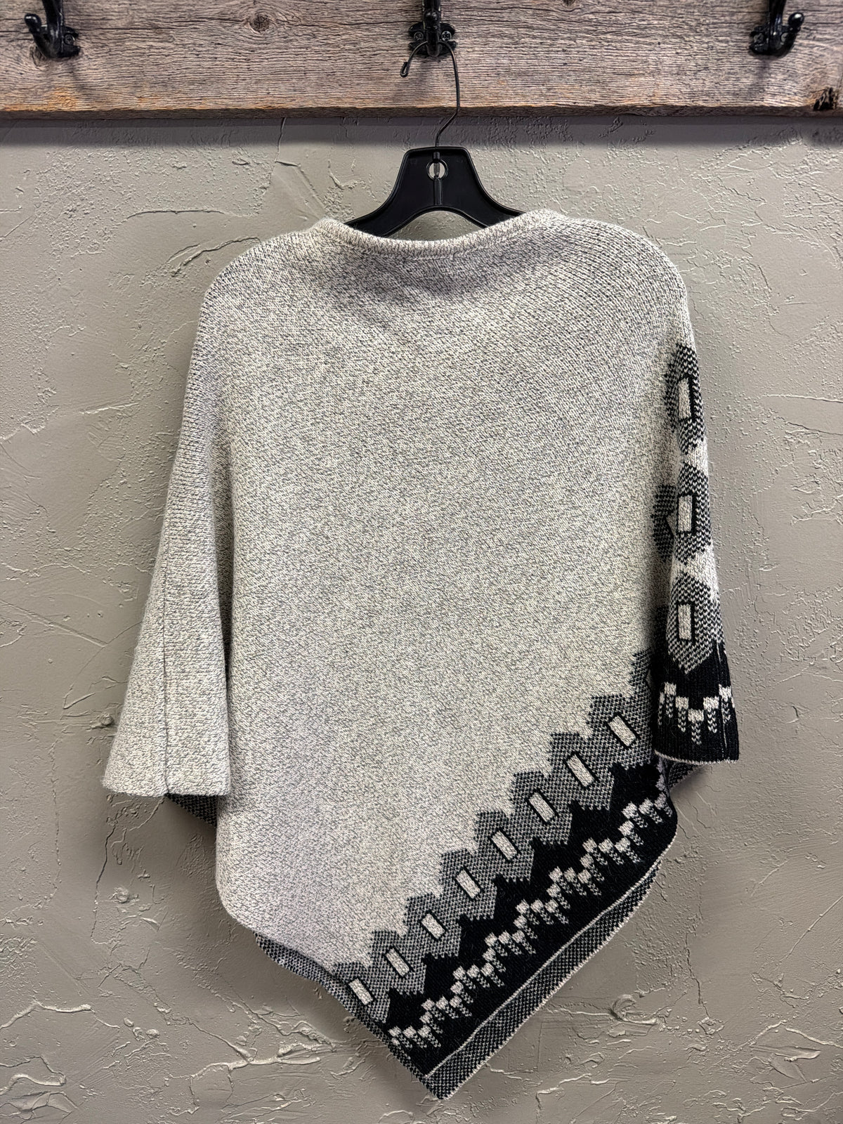 NWT Baciano Asym Knit Poncho (org$1100