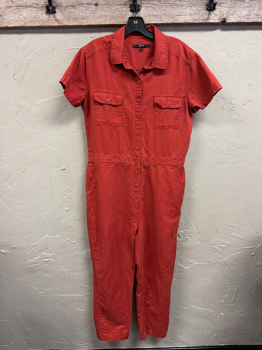 Quince Linen Twill Jumpsuit
