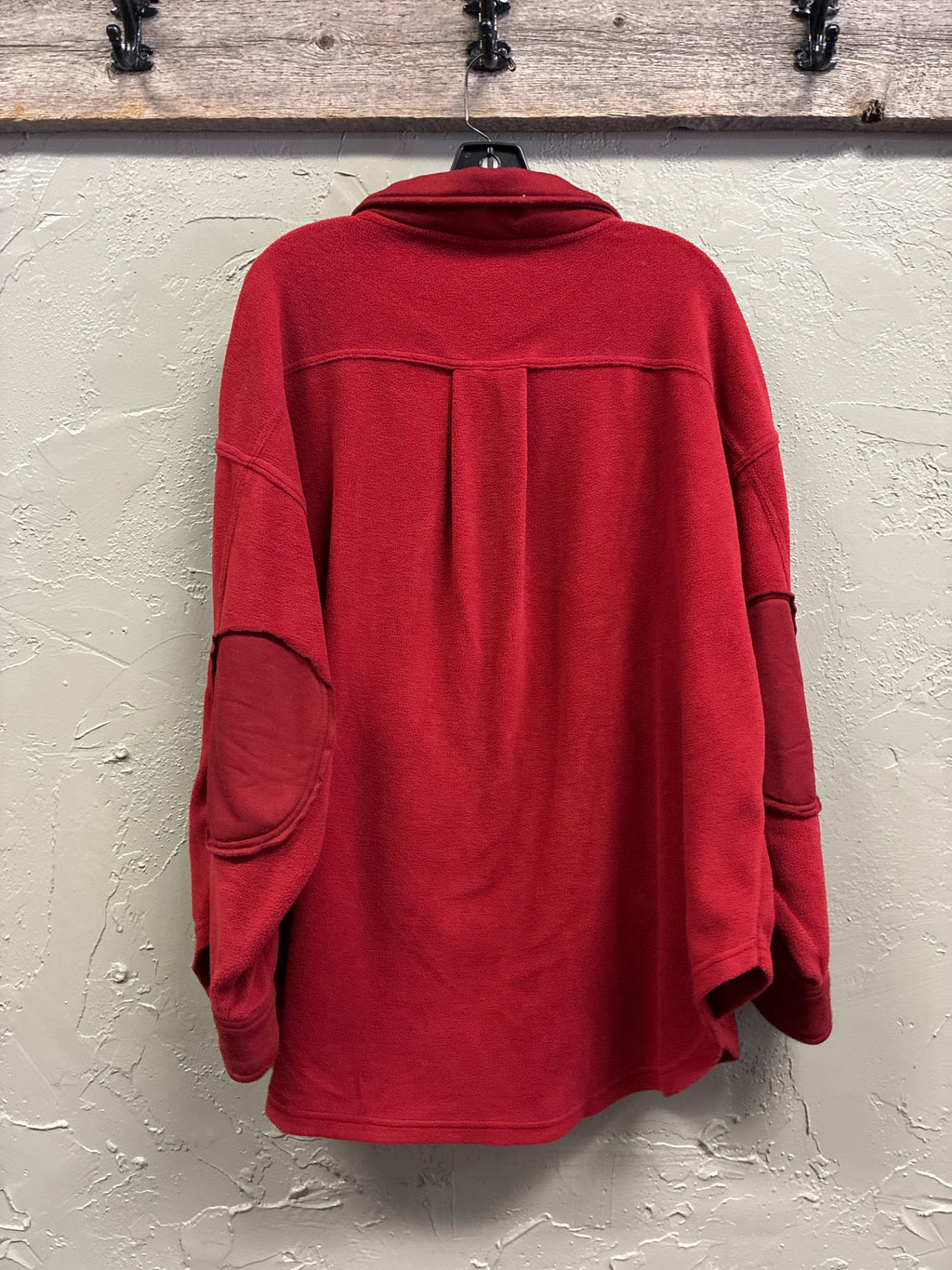 Zenana Fleece Button-Down Shacket