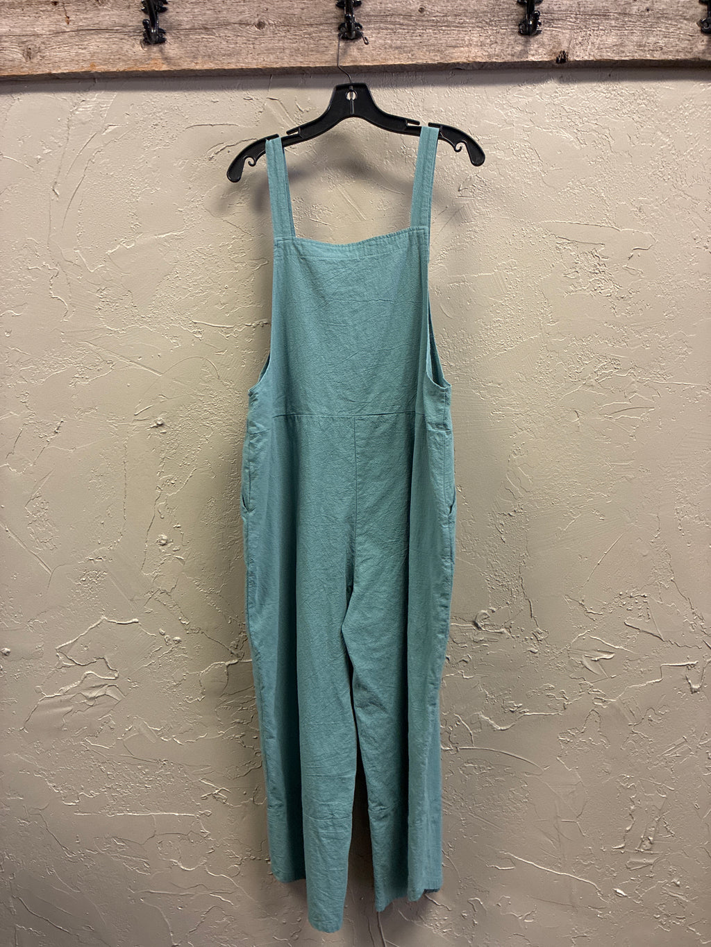 Wide-Leg Crop Overalls