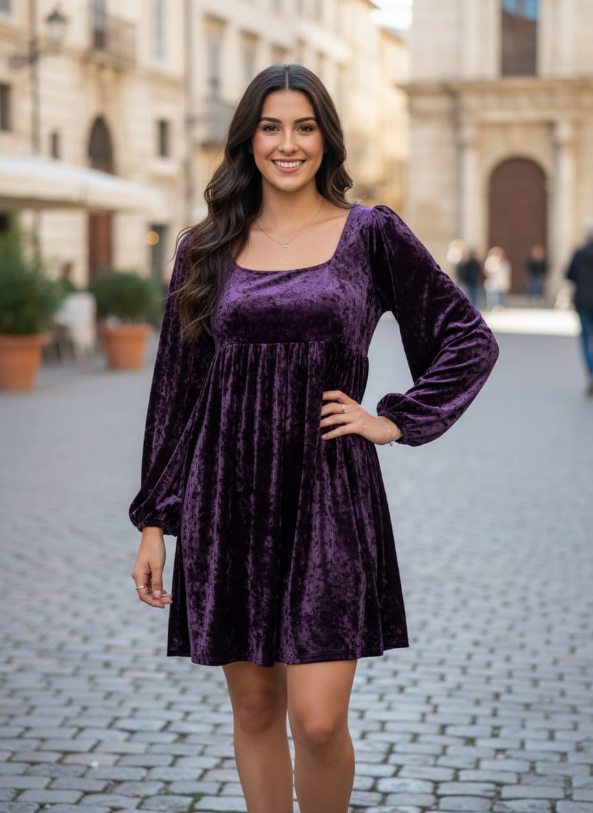 Free People Velvet Babydoll Dress (org$128)