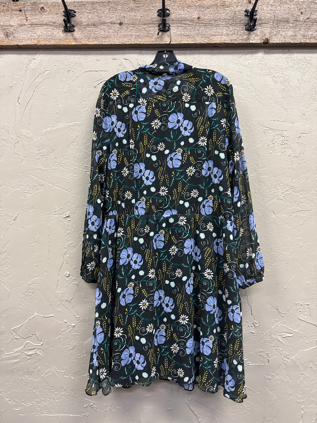 Banana Republic Floral Tie-Neck Dress (org$178)