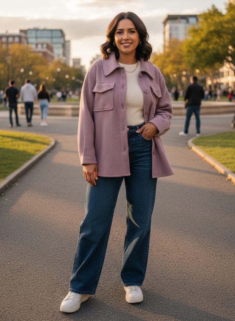 Buttermelon Corduroy Shacket