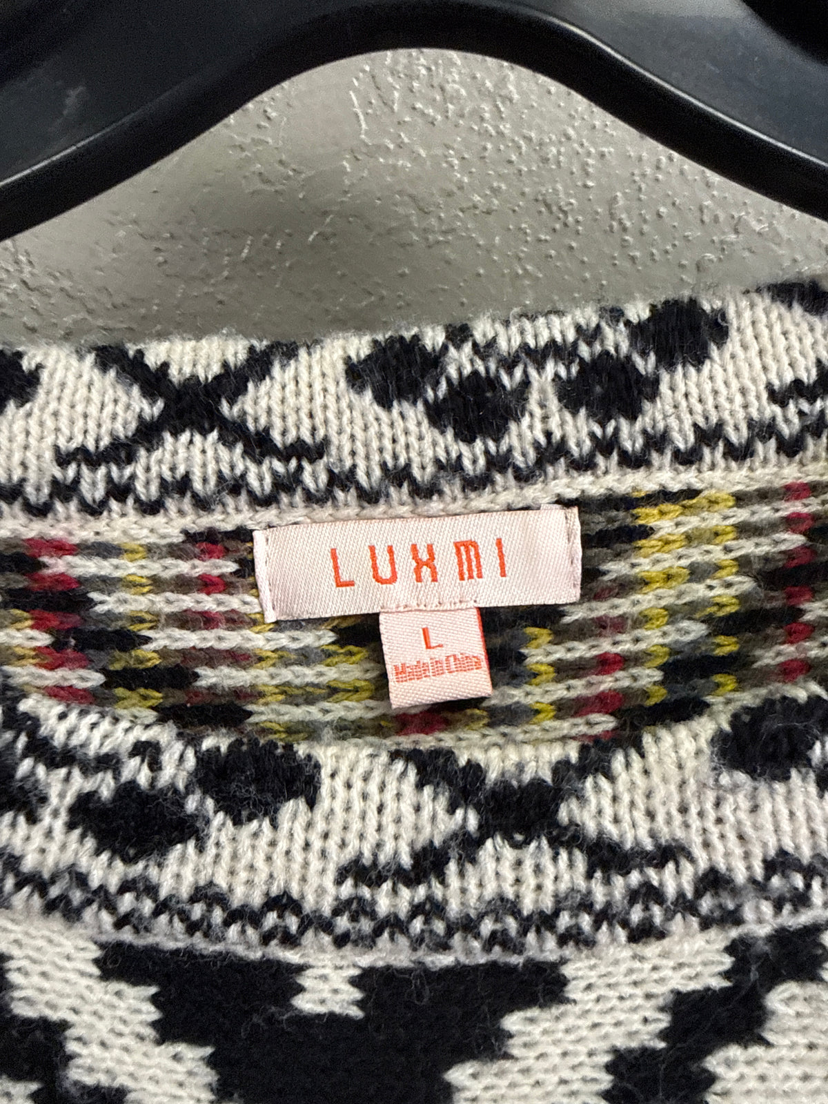LUXMI SW Knit Fringed Poncho
