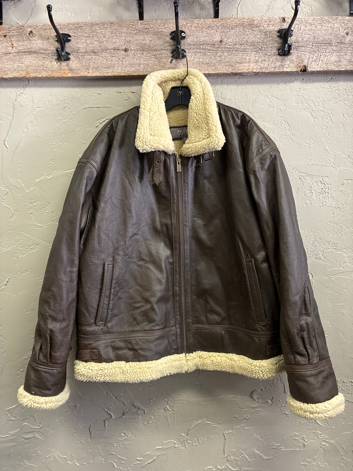 Vtg Wilsons Leather B-3 Bomber Jacket