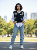 Suite13Lab Amates Jacquard Knit Vest (org$95)