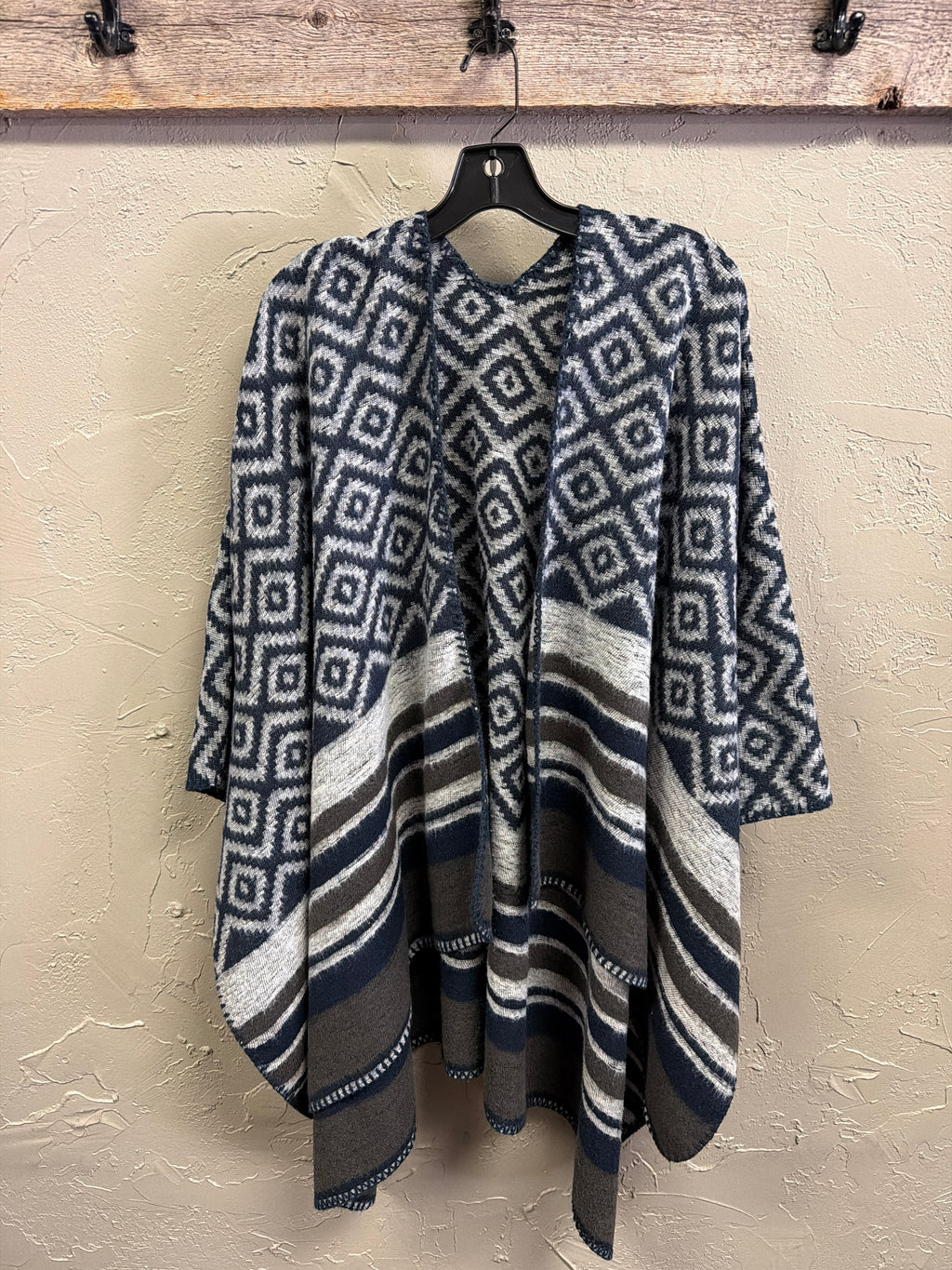 Open-Front Poncho Wrap