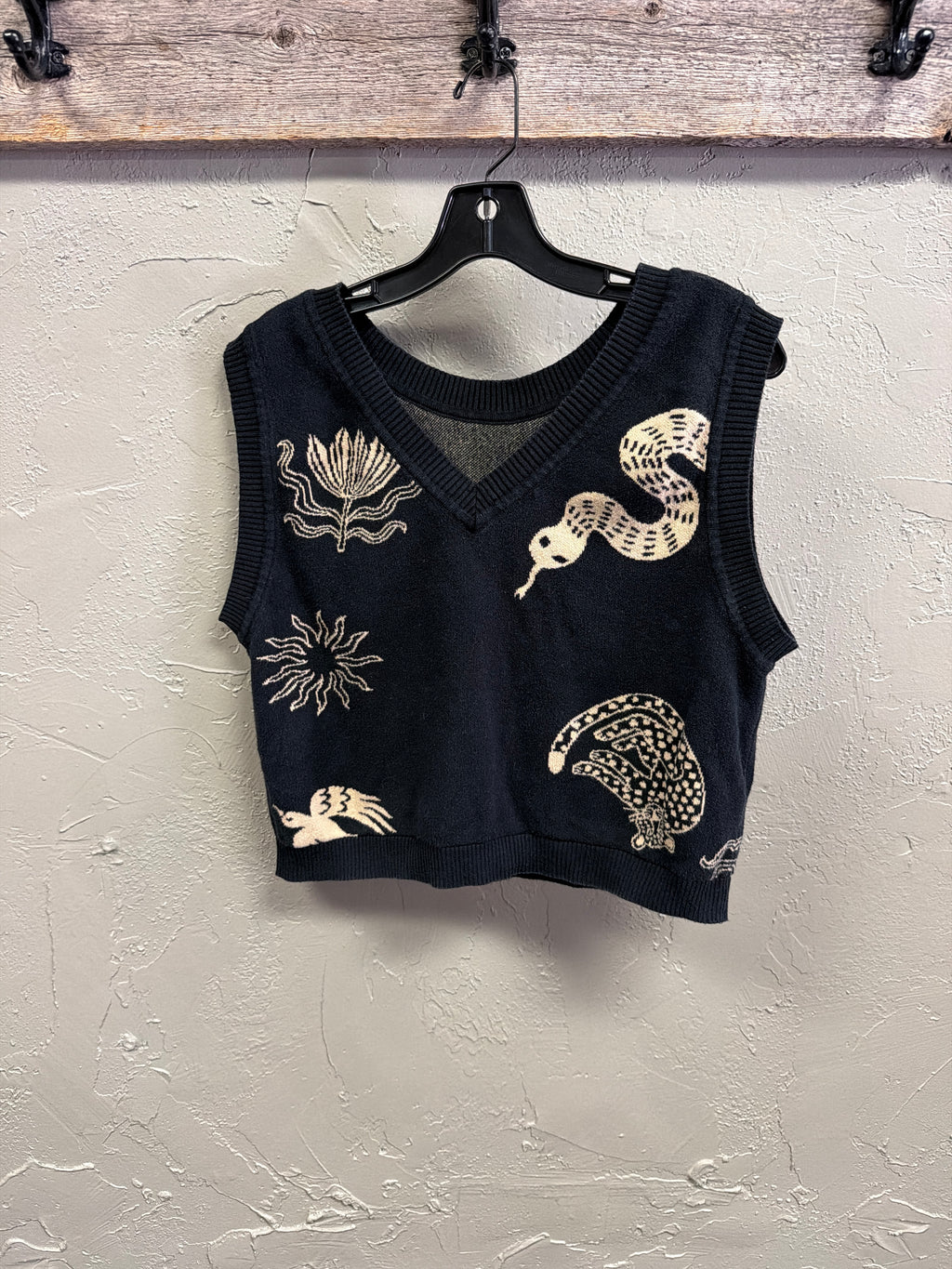Suite13Lab Amates Jacquard Knit Vest (org$95)