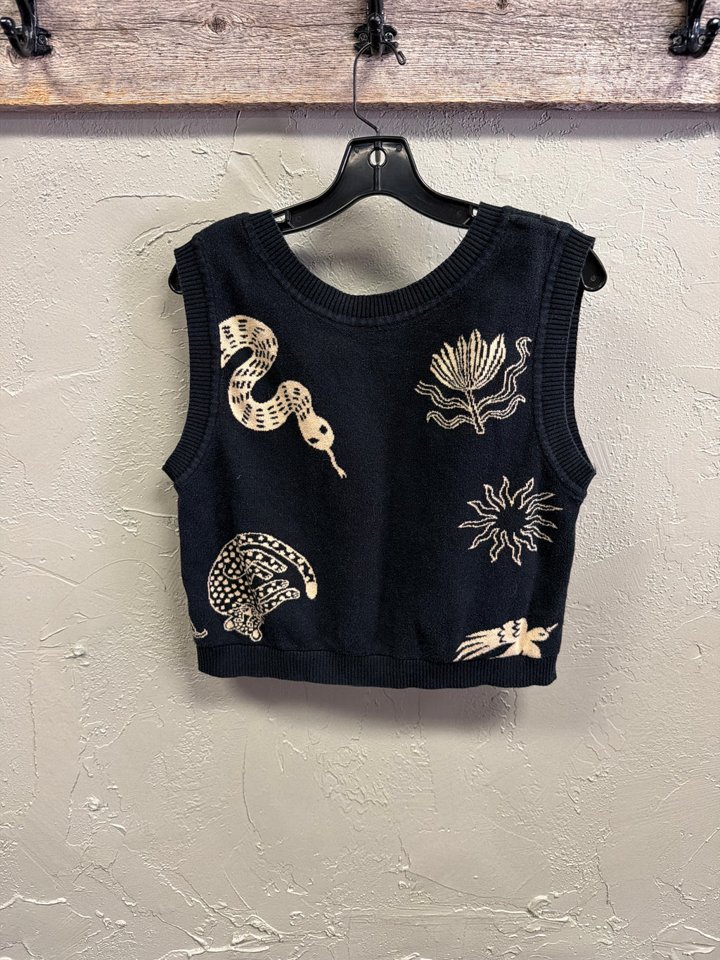 Suite13Lab Amates Jacquard Knit Vest (org$95)