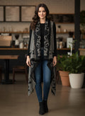 NWOT Marc New York Open-Front Vest Wrap