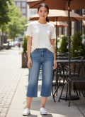 Lands End Mid-Rise Culotte Jeans (org$90)