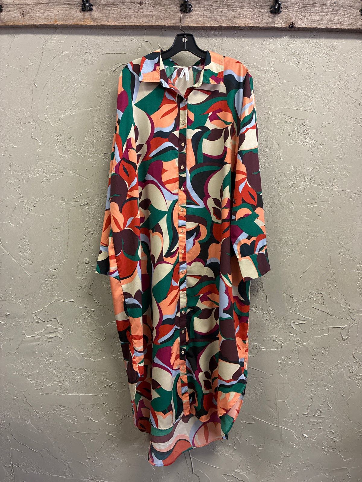 Truly 4 You Button-Down Shirt Dress