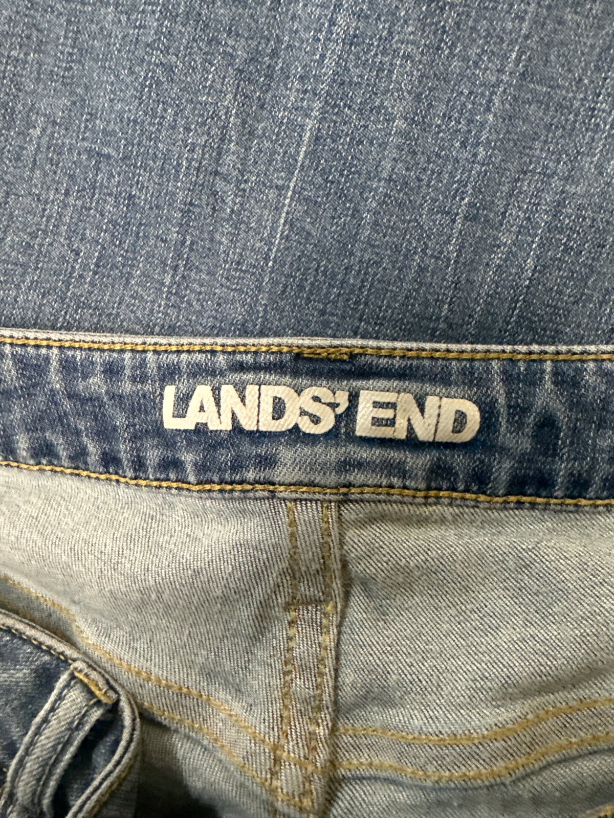 Lands End Mid-Rise Culotte Jeans (org$90)