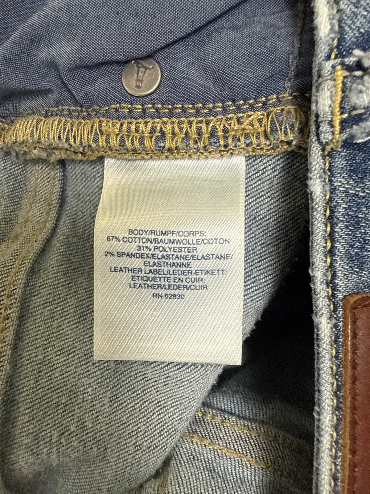 Lands End Mid-Rise Culotte Jeans (org$90)