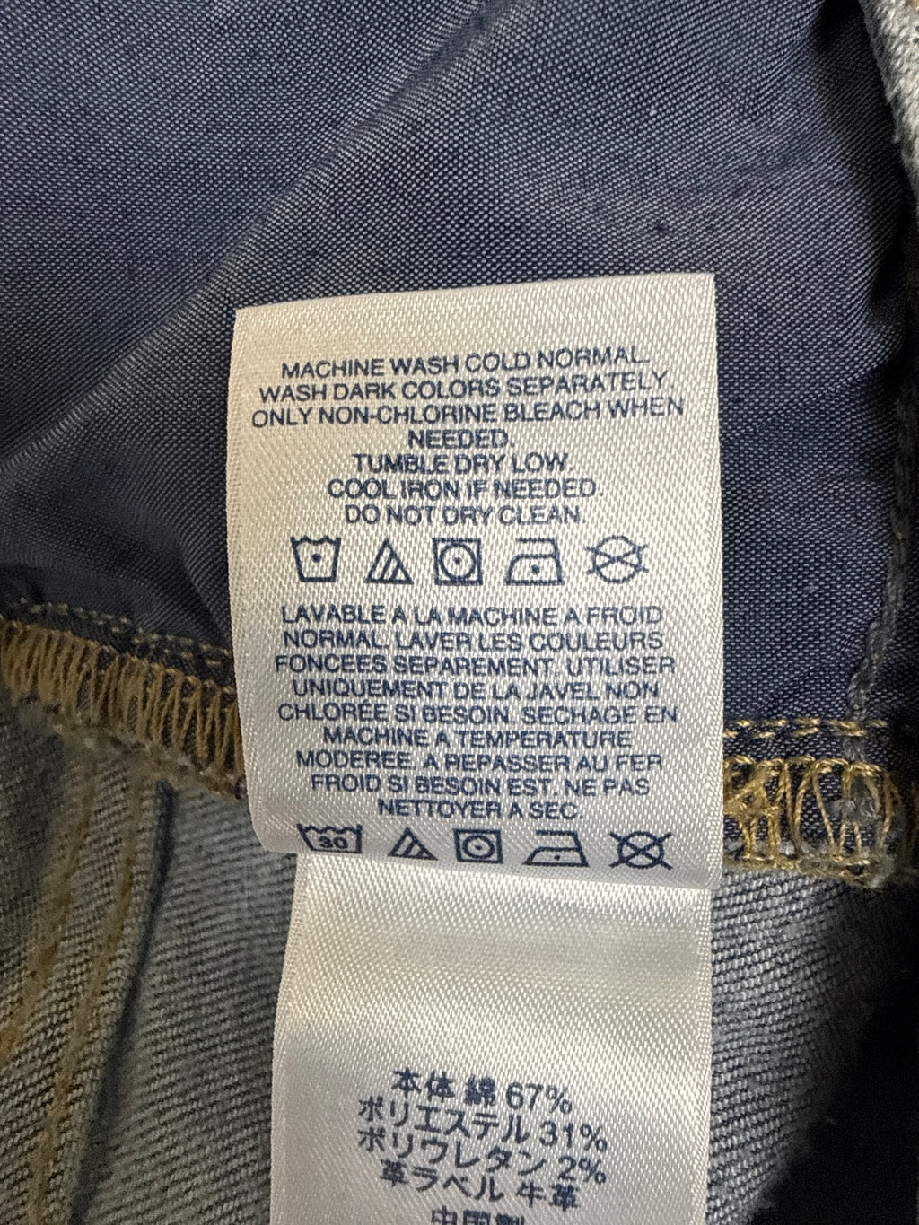 Lands End Mid-Rise Culotte Jeans (org$90)