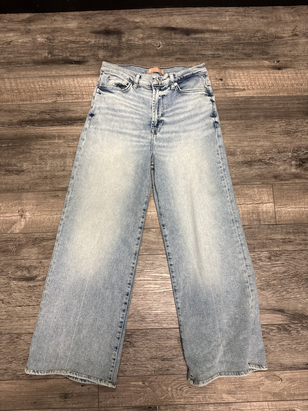 7 for all Mankind Luxe Vintage Wide-Leg Jeans (org$228)