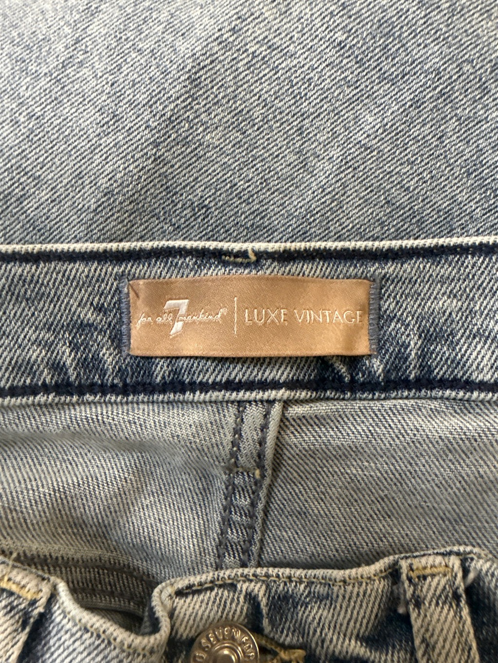 7 for all Mankind Luxe Vintage Wide-Leg Jeans (org$228)