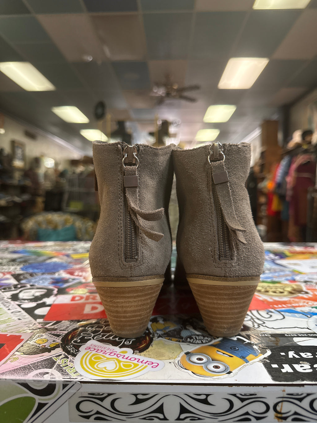 Dr Scholls Suede Ankle Boots (org$125)