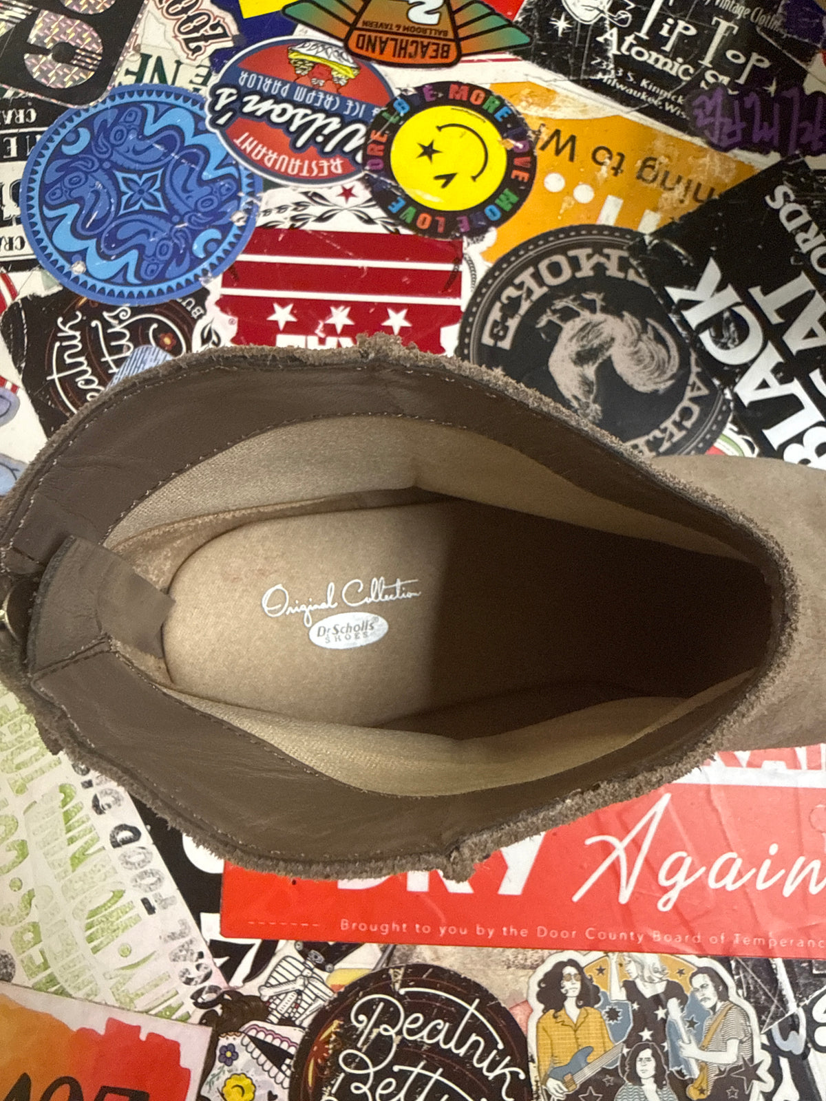 Dr Scholls Suede Ankle Boots (org$125)