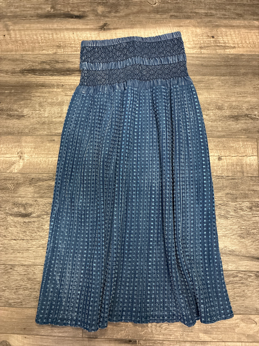 Vtg Y2K Tantrums Chambray Skirt