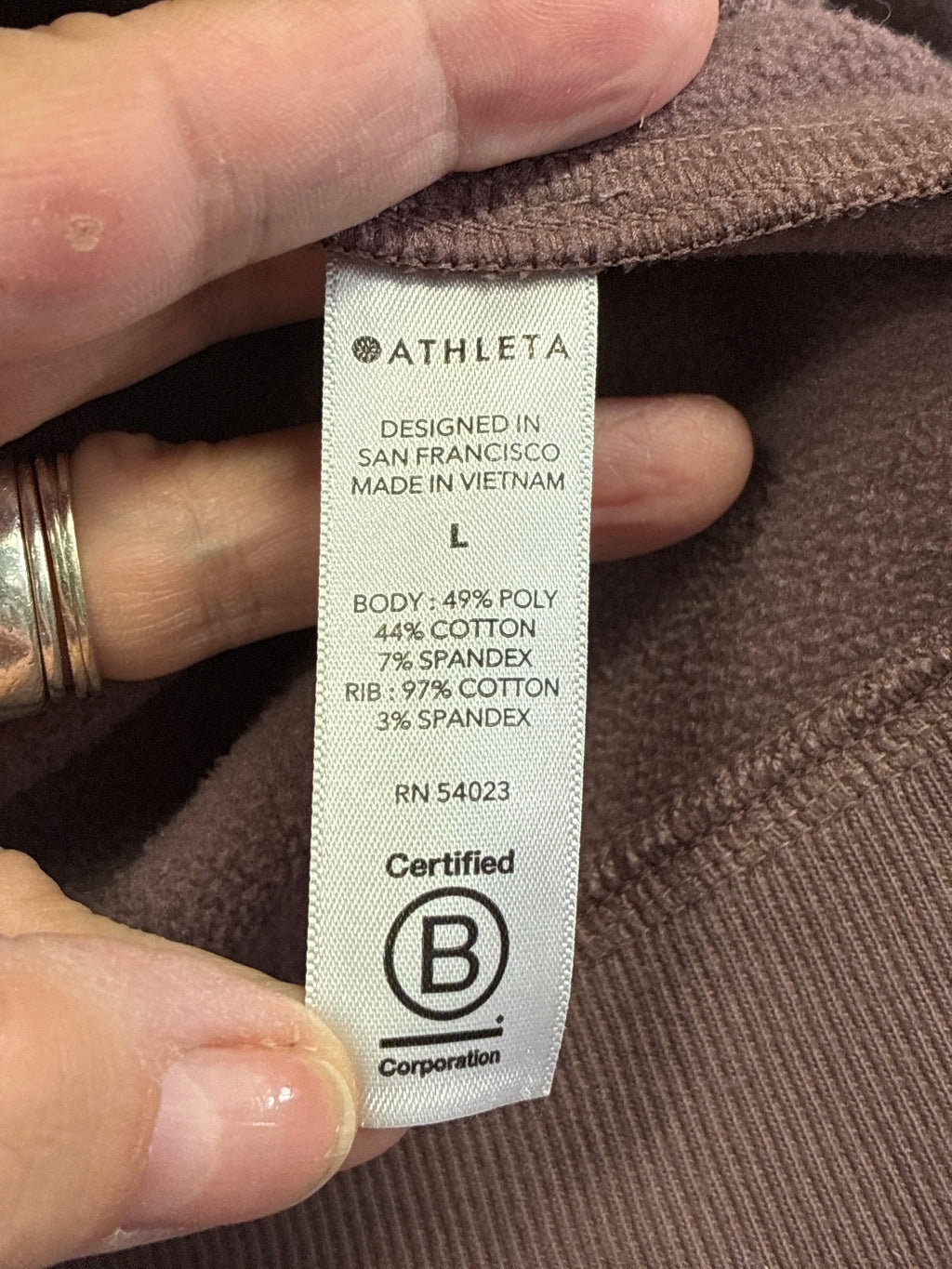 Athleta Triumph Printed Full Zip Hoodie (org$118)