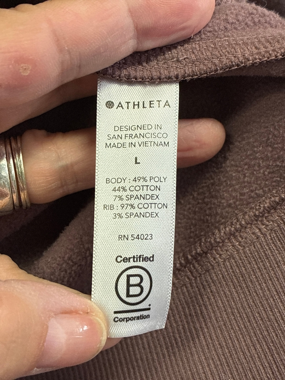 Athleta Triumph Printed Full Zip Hoodie (org$118)
