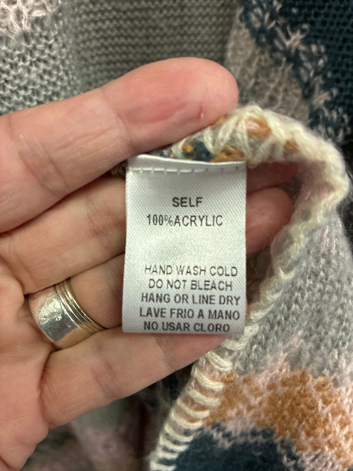 NWT Easel Oversized Wrap (org$60)