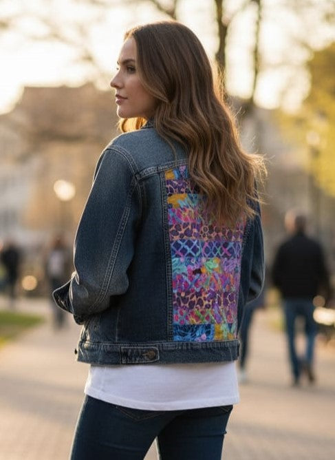 Upcycled Denim Trucker Jacket