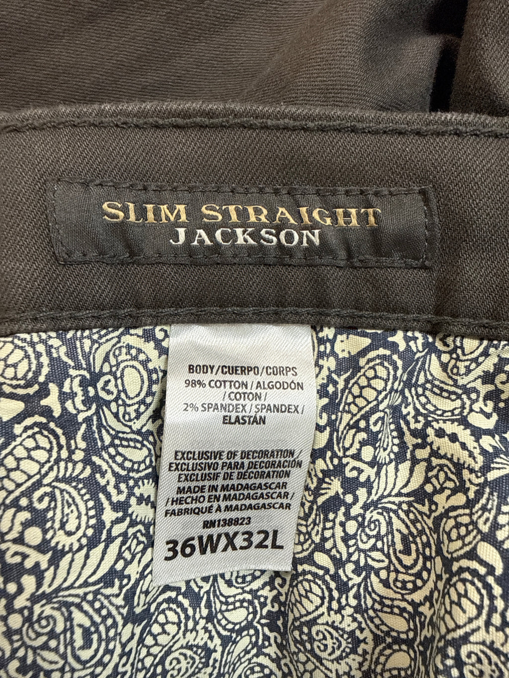 Cody James Slim Straight Pant