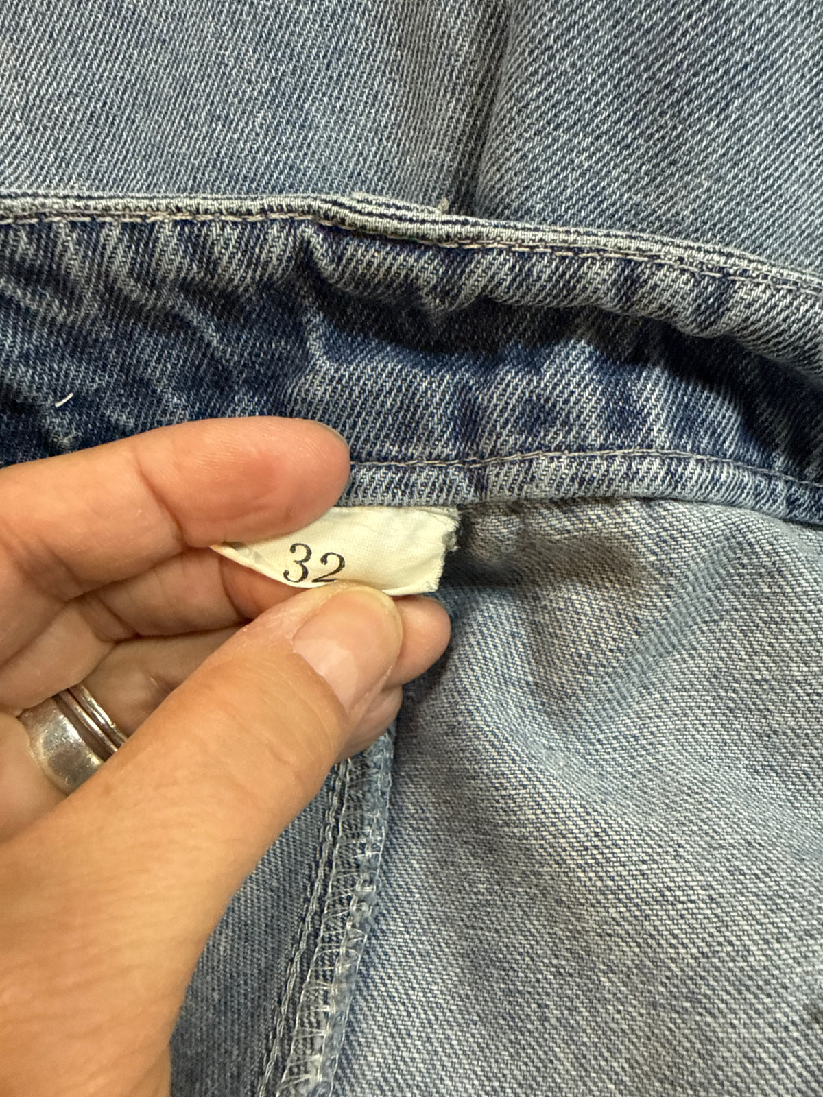 Stella Patchwork Barrel Jeans