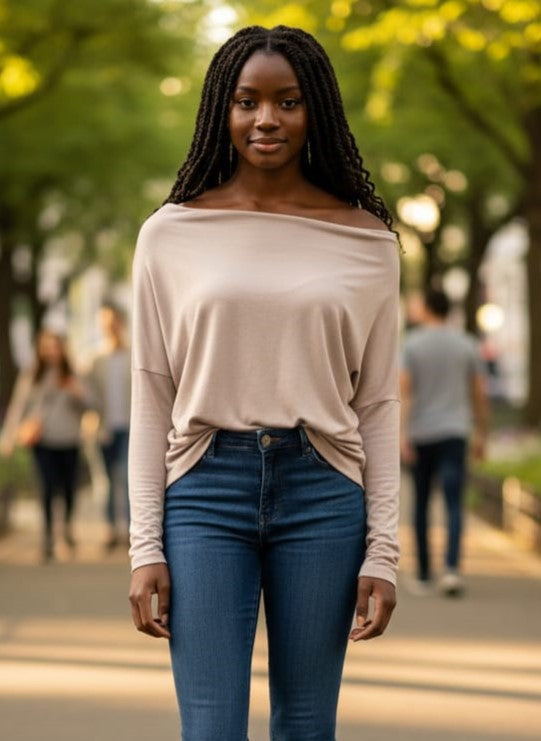 Avec Les Filles Open-Back Pullover