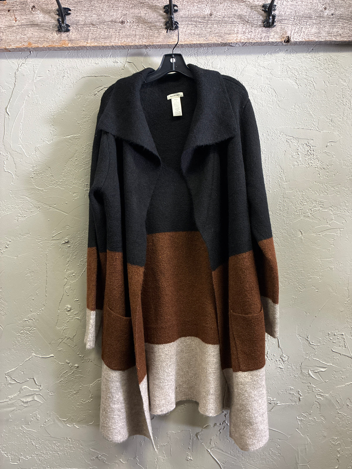 Max Studio Colorblock Cardigan (org$138)