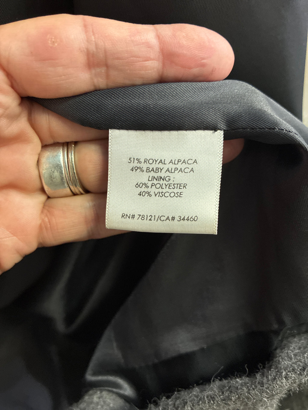 Eileen Fisher Alpaca Long Coat (org$698)