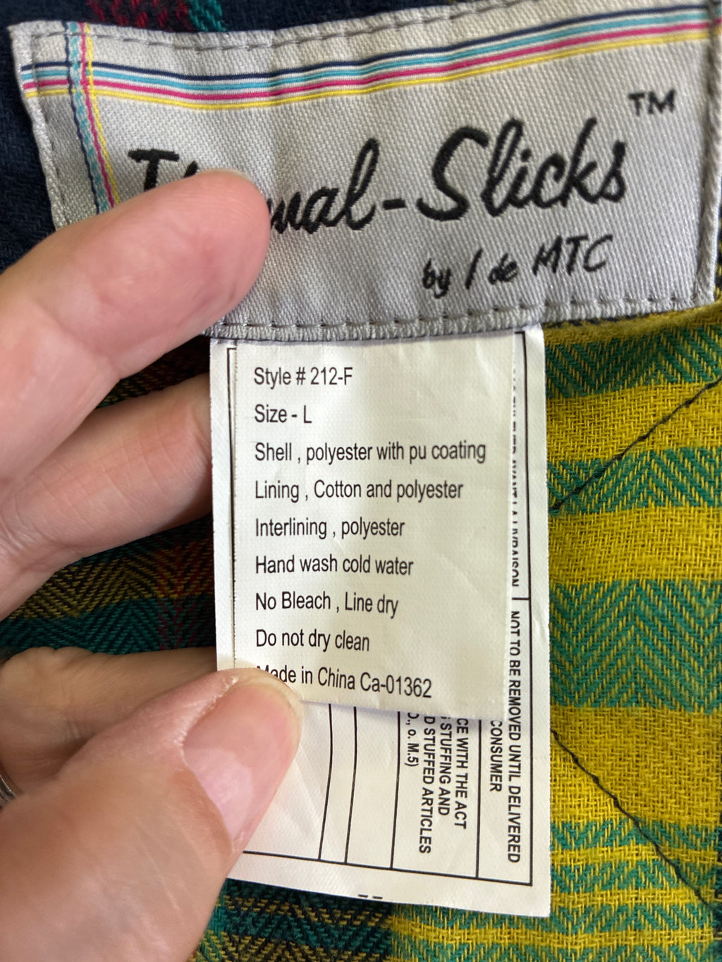 Vtg Thermal Slicks Hooded Raincoat