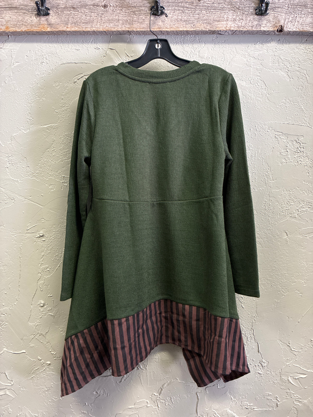 NWOT Indigo Thread Mixed-Media Tunic